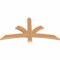 Ekena Millwork Davenport Timber Gable Bracket, Western Red Cedar, 48"W x 26"H x 1 1/2"D x 3 1/2"F, 13/12 Pitch GBW048X26X0204DAV00SWR - alternate 2